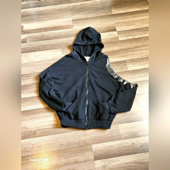 Designer Rhinestone Hoodie - Picture 11 of 13